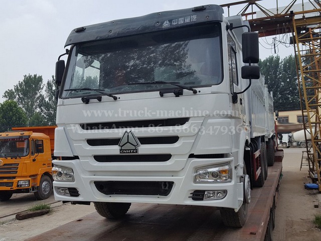 HOWO 6 x 4 Dump Truck 371 White Color