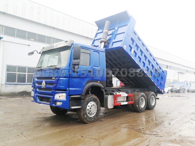 Blue Color HOWO Tipper Dump Truck
